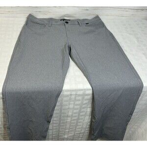 FLAWLESS! Travis Mathew Pants Mens 38 x 33 Light Gray Performance Golf Stretch